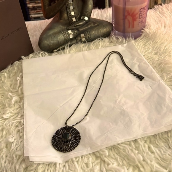 Long Bronze Disc Necklace! Cute & Boho Chic! - Picture 1 of 7